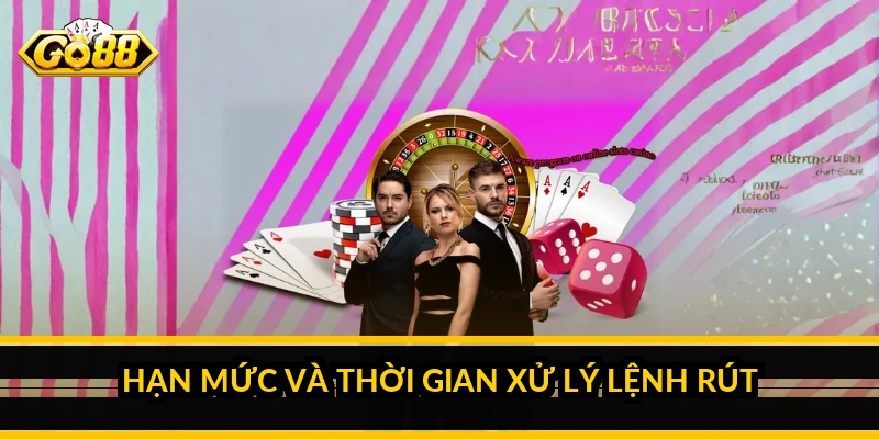 Rút tiền Go88: điều kiện, các bước và thời gian xử lý 3 Hạn mức và thời gian xử lý lệnh rút